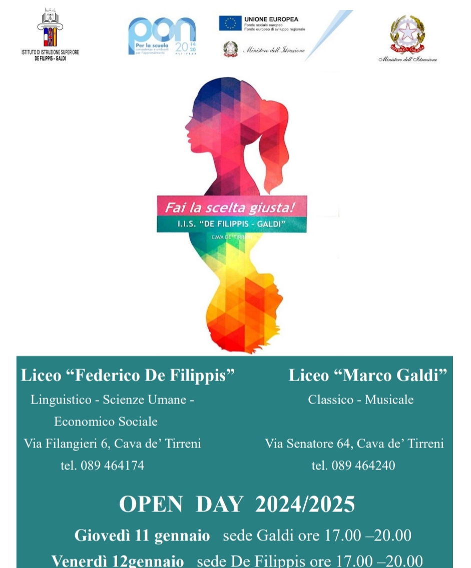 Cava De Tirreni Fai La Scelta Giusta Domani Open Day Al Liceo De