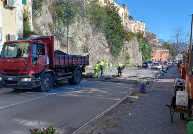 lavori stradali vietri